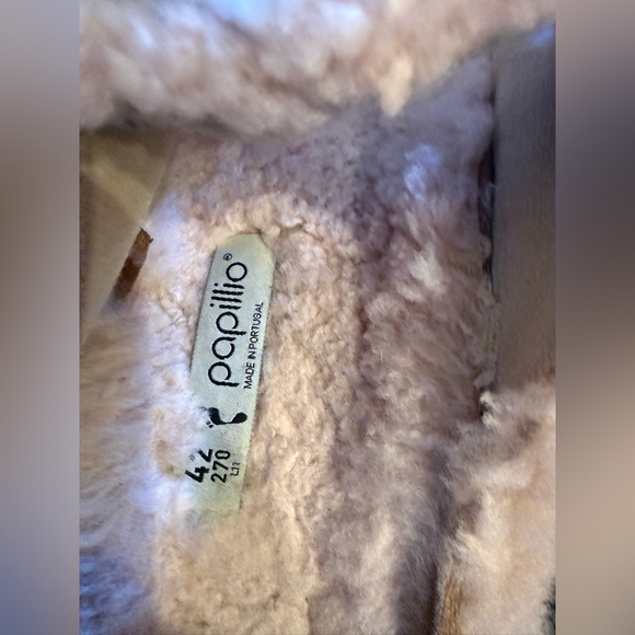 Birkenstock Papillio Arizona Big Buckle platform teddy pink size 42/L11 - Picture 5 of 10